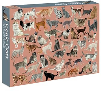 Iconic Cats: 1000 Piece Puzzle