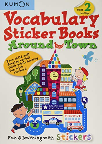 Kumon Vocabulary Sticker Books Around Town (Kumon Vocabulary Sticker Books)