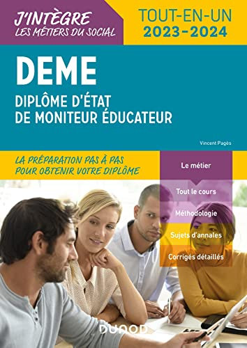 DEME - Diplôme d'État de Moniteur Éducateur - 2023-2024: Tout-en-un (2023-2024)