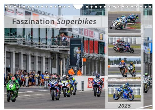 Faszination Superbikes (Wandkalender 2025 DIN A4 quer), CALVENDO Monatskalender