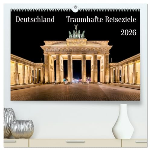Deutschland - Traumhafte Reiseziele (hochwertiger Premium Wandkalender 2026 DIN A2 quer), Kunstdruck in Hochglanz: Viele wunderschöne Reiseziele von Deutschland perfekt fotografiert. (CALVENDO Orte)