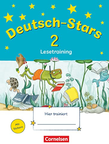 Deutsch-Stars - Allgemeine Ausgabe - 2. Schuljahr: Lesetraining - Übungsheft - Mit Lösungen