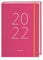 Tages-Kalenderbuch A6, pink Kalender 2022