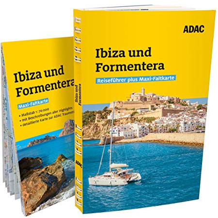 ADAC Reiseführer plus Ibiza und Formentera: Mit Maxi-Faltkarte und praktischer Spiralbindung