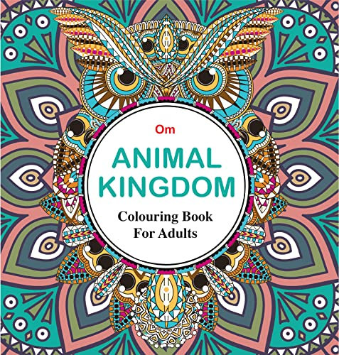 Animal Kingdom Colouring Book Adults