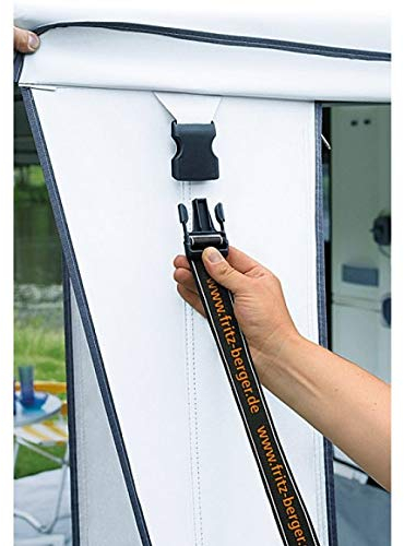 Berger | Sangle de Sécurité pour Auvent | Pièces et Accessoires pour Camping-Car | Tente de Camping Tente de Toit | Materiel Camping Sangle a Cliquet