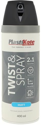 PLASTI-KOTE Premium Spray Paint Matt Black