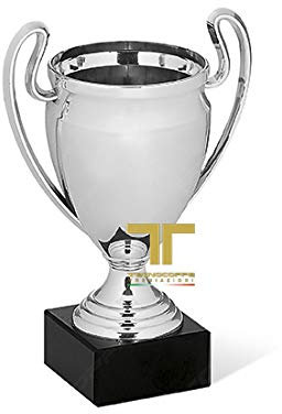 tecnocoppe Coppa Economica in ABS Metallizzato h 19,50 cm Targhetta Omaggio