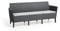 Keter Divano 3 posti, Salemo 3-Sitzer-Sofa, Graffite