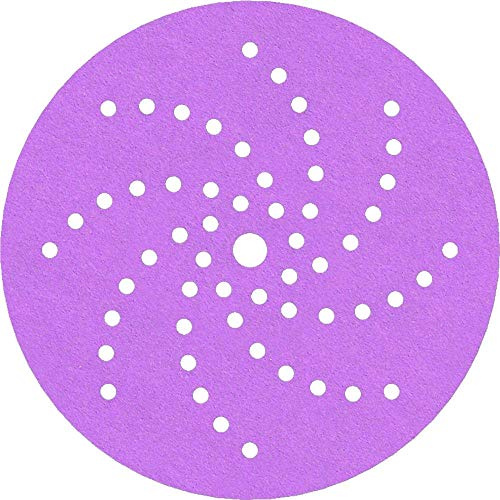 sia Abrasives 1546.3150.0060 siafast S Performance Series 150 Paper Disc, 57 Hole, 150mm Diameter, 60 Grit, Pack of 50