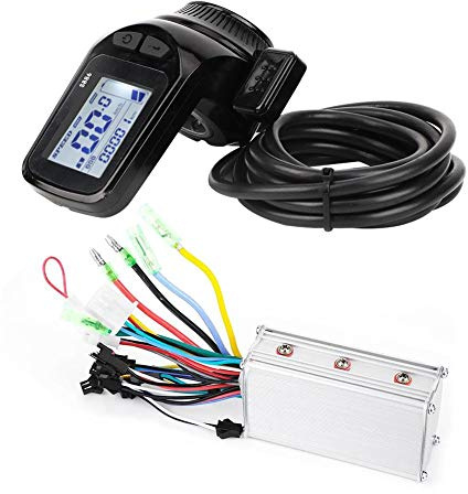 Caredy Controller Motore brushless, 36V 350W Kit Scooter Elettrico brushless Scooter Elettrico con Kit Pannello LCD per Bicicletta elettrica, Scooter, ECC