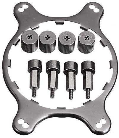 CPU Cooler Fan Bracket Heatsink Holder AM4 Mounting Bracket Kit for Corsair Hydro Series (Black)