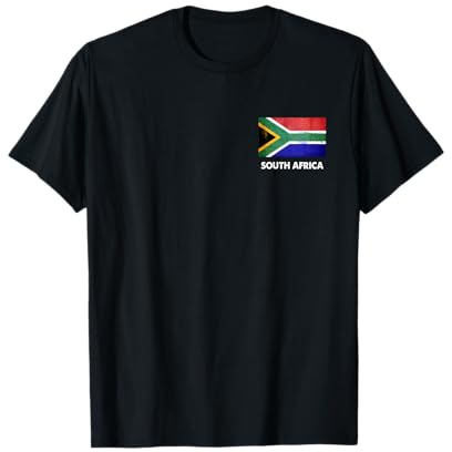 Trikot mit südafrikanischer Flagge | Südafrika T-Shirt
