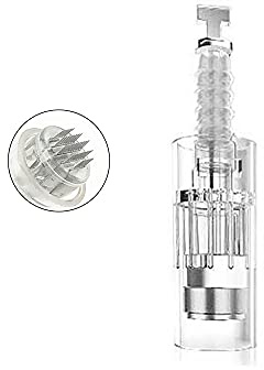 Nadelkopf mit Mikro-Nadeln für Dermapen, 10 Stück, Ersatz, elektronisch, Microneedling, 36 Nadeln, Bajonettverschluss