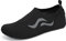 SAGUARO Zapatillas de Estar por Casa Hombre Mujer Zapatos de Casa Ligero Comodas Pantuflas Flexible Antideslizante, Negro 44/45 EU