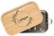 wunderwunsch® - Personalisierte Brotdose für Kinder - Robuste und Individuelle Edelstahl Brotdose mit Namen - Personalisierte Geschenke für Kinder (klein Edelstahl,Blumenkranz)