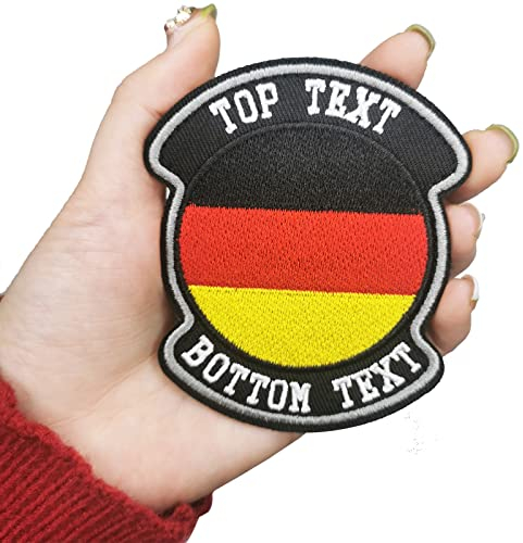misscase Benutzerdefinierte Namensaufnäher, personalisierte Aufnäher, taktische militärische Stickerei Namensaufnäher, Aufbügeln/Klettverschluss für Multiple Clothing, Arbeitshemd (Grey Edge)