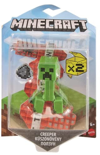 Minecraft Mattel Damaged Creeper Figura