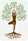 FINGERINSPIRE Arbre de Vie Pochoir 21x29.7cm Pochoir de Pose D'Arbre Réutilisable Modèle de Peinture de Pose de Yoga Pochoir de Dessin D'Arbre pour Décor Plantes de Printemps Pochoir pour Peinture