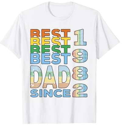 Homme Meilleur papa du monde - sans blague - Papa depuis 1982 T-Shirt