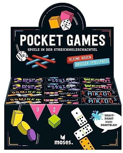 Pocket Games: Geliefert Wird 1 von 6 Spielen.