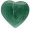ROCKING GIFTS Corazón de Cuarzo Verde Natural, Piedra curativa, Cristal de energía, Regalo para el día de San Valentín, Reiki, Yoga