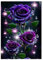 MytaYt Diamond Painting Rose Diamant Painting Bilder 5D Diamond Painting Gefrorene Rose Diamant Painting für Wohnzimmer Schlafzimmer Wand Dekoration (30 x 40 cm)