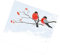 jojofuny 1 Blatt Kleiner fetter Vogel Glasaufkleber Wandtattoo Schreibtischkalender Rot Hintergrund PVC-Aufkleber entfernbarer Aufkleber Glastür Wandaufkleber Kardinal Applikationen