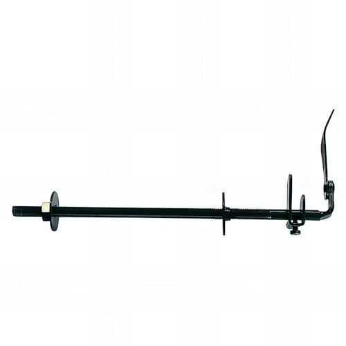 20 Arrêts volet traversant D. 10 x 300 mm avec butée réglable - Pour parpaing/brique creuse - Noir