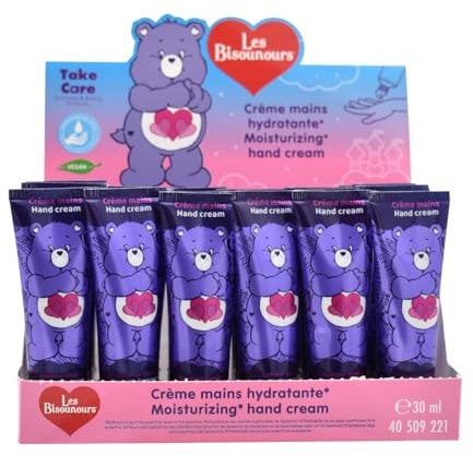 Care Bear 2 in 1 Natural Hand & Nail Cream – 30ml | For Dry, Cracked Hands | Enriched with Shea Butter & Vitamin A | Vegan & Dermatologically Tested | Non-Greasy & Fast-Absorbing for Kids & Adults