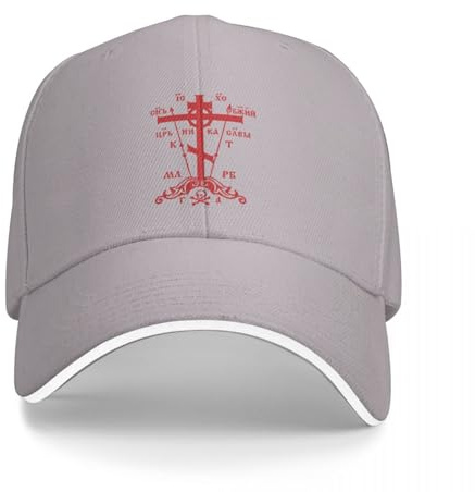 QFLLQLFF Basecap Golgatha Cross Russian Cap Baseballmütze Golfmütze Thermovisier Damenmütze 2022 Herren Geschenk