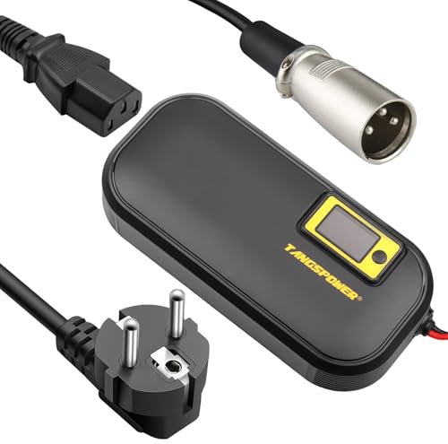 Chargeur Batterie 58.8V Chargeur Trottinette 10A pour Vélo Électrique Chargeur Intelligent réglable pour 14 Series 14S 48V-52V 50V 51.8V Lithium Batterie. (XLR 3 Broches mâle)