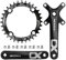 laffoonparts Mountainbike Single Speed Square Taper Kurbelgarnitur 170 mm Kurbelgarnituren Fahrrad Kurbelgarnitur mit 104BCD 32T runde/ovalem Kettenblatt, Ersatz für Shimano Ersatz für SRAM Ersatz für