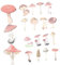 DRESSOOS 40St Scrapbooking Sticker Scrapbook Stickers Scrapbook-Aufkleber Mushroom Sticker Thema Aufkleber kleine Aufkleber deko Computer-Aufkleber Telefonaufkleber das Haustier