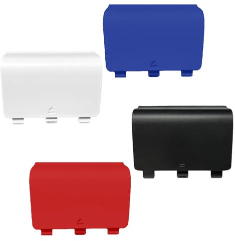 4 Pack Battery Back Cover for Xbox One Controller,Battery Back Cover Replacement for Xbox One Controller,Battery Back Shell Cover Repair Part Compatible for Xbox One Controller,NOT for Xbox Series X/S