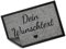 Personalisierte PVC Fußmatte mit Namen. rutschfeste Schmutzfangmatte für Innen und Außen. Fussabtreter aussenbereich. Haustür, Türvorleger, Geschenk zur Hochzeit | Umzugs- & Einzugsgeschenk (120x90)