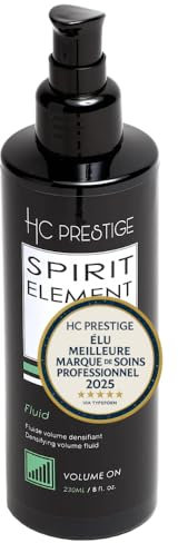 HC Prestige Volume On Fluide Volumen On 230 ml – professionelle Haarpflege für feines Haar – natürliche Formel mit Keratin & pflanzlichem Protein – hergestellt in Frankreich