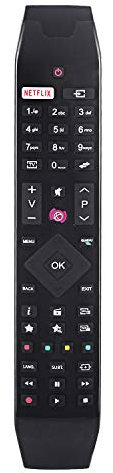 Mando a Distancia RC49141 de Repuesto for Hitachi Smart TV RC 49141 32HB1W66l 40HB1W66l 32HB4T61 49HK5W64A 55HL5W69 Fernbedienung