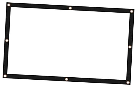 LABRIMP Schermo Per Proiettore Da 84 Pollici 16:9 Schermo Pieghevole Portatile Per Proiezione Film Esterno