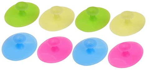 8 Stück Silikon Gesichtsbürste mit Massagefunktion, Klein | Rutschfester Griff, Geeignet für Gesicht und Körper, Bunt Sortiert, für Jugendliche und Senioren Zufällige Farbe