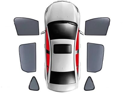 DQRG Parasoles de Coche Parasol Magnético para Coche Cortina Parasol Ventana Lateral Visera para Mazda para CX-30 para CX30 2019 2020 2021 2022 2023 Parasol de Coche(6PCS)