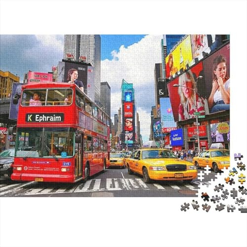 1000 Teile Puzzle New York Times Square Kreativ Puzzle für Senioren