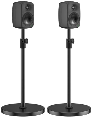 Speaker Stands Pair with Genelec 8010A/8020D/8030C Studio Monitor Stands