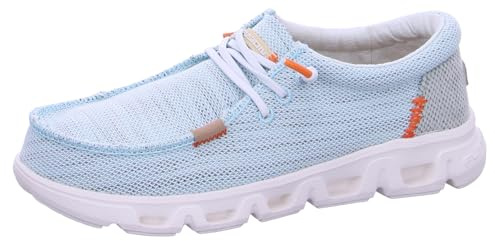 Fusion Leinenschuh Blau in Größe 36