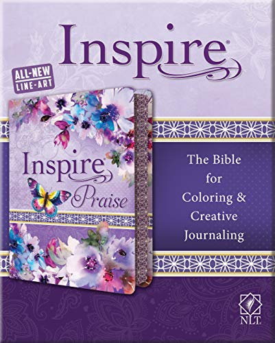 Inspire Praise Bible NLT, Feminine Deluxe: The Bible for Coloring & Creative Journaling