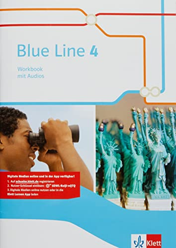 Blue Line 4: Workbook mit Audios Klasse 8 (Blue Line. Ausgabe ab 2014)