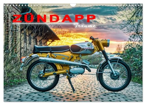Zündapp-Träume (Wandkalender 2025 DIN A3 quer), CALVENDO Monatskalender: Der Ultimative Zündapp Kalender mit Mopeds aus den 60er und 70er Jahren. (CALVENDO Mobilitaet)