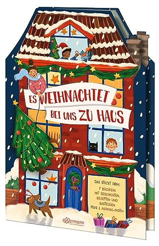 Es weihnachtet bei uns zu Haus: Das steckt drin: 7 Büchlein mit Geschichten, Rezepten und Bastelideen. Plus 1 Ausmal-Motiv. Alles, was deine Familie in der Adventszeit glücklich macht