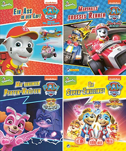 Nelson Mini-Bücher: 4er PAW Patrol 13-16: PAWtastische neue Einsätze im Mitnahmeformat (ab 3 Jahren)