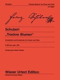 Introduz.E Var.Op.160(Kindermann/Zoeller/Richter): from Die schöne Müllerin Introduction and Variations. Op. posth. 160. D 802. flute and piano.